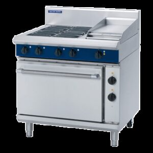 Blue Seal E506C Evolution Series Electric 4 Burner Range Static Oven 2/1 GN