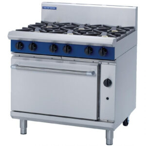 Blue Seal G506D Evolution Series 6 Burner Gas Range Static Oven 2/1 GN 51kw