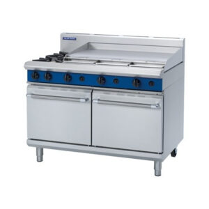 Blue Seal Evolution Series G528A 2 Burner Gas Range Double Static Oven 45.2kw