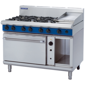 Blue Seal Evolution Series G58C 6 Burner Gas Range Convection Oven 2/1 GN 57kw