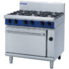 Blue Seal Evolution Series GE56D Gas Range Electric Convection Oven 2/1 GN 42kw