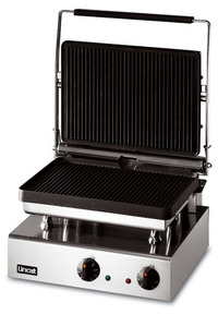 Lincat GG1P Ribbed Contact Grill-0