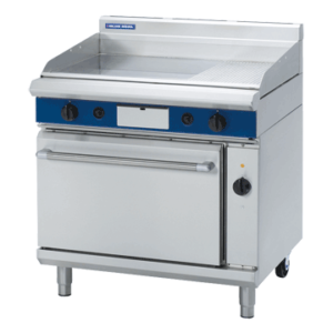 Blue Seal Evolution Series GPE56 Gas Griddle Electric Convection Oven Range 2/1 GN