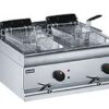 Lincat DF66 Silverlink 600 Counter Top Twin Tank Fryer with 2 Baskets-0