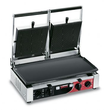 Sirman PD Double Flat / Ribbed Contact Grill-0