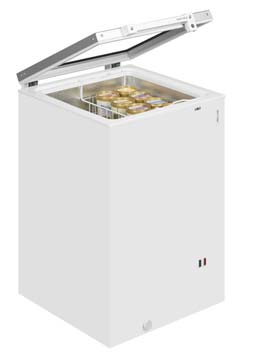Tefcold ST160B Hinged Glass Lid Chest Freezer