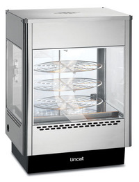 Lincat UM50D Seal Upright Heated Food Merchandiser with rotating rack-0