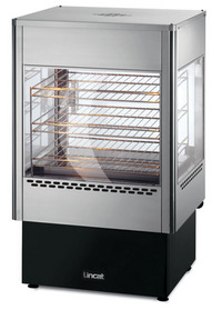 Lincat UMSO50D Seal Upright Heated Food Merchandiser with Static Rack & Built in Oven-0