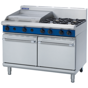 Blue Seal Evolution Series G528B Gas Range Double Static Oven