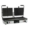 Maestrowave MEMT16050XNS Double Ribbed Panini/Contact Grill-0