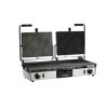 Maestrowave MEMT16051XNS Double Half Ribbed/Half Flat Panini/Contact Grill-0