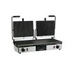Maestrowave MEMT16052XNS Double Ribbed Top/ Flat Bottom Panini/Contact Grill-0