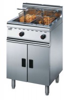 Lincat Silverlink 600 J10 Free Standing Twin Tank Fryer with 2 Baskets -LPG Gas-0