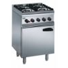Lincat Silverlink 600 SLR6 4 Burner Range (Legs at Rear)-Natural Gas-0