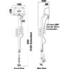 Aquajet AJPR50 Wall Mounted Pre-Rinse Spray System
