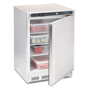 Polar CD080 Stainless Steel Undercounter Fridge