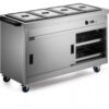Lincat Panther P6B4 Hot Cupboard with Bain Marie Top