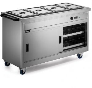 Lincat Panther P6B4 Hot Cupboard with Bain Marie Top