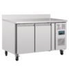 Polar DL914 Double Door Counter Fridge with Upstand