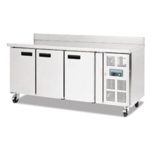 Polar DL915 Triple Door Counter Fridge with Upstand