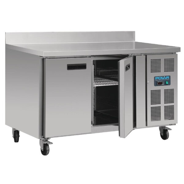 Polar DL916 Double Door Counter Freezer with Upstand