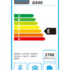 Polar G600 Triple Door Counter Freezer - Energy Label