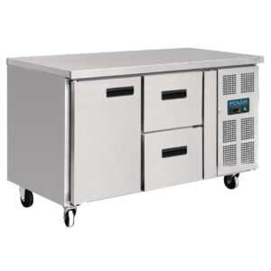 Polar GD873 1 Door & 2 Drawer Counter Fridge