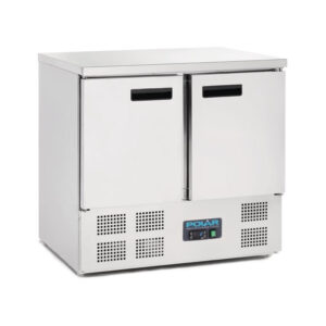 Polar U636 Double Door Counter Fridge