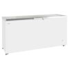 Tefcold GM600 Chest Freezer - White with Stainless Steel Lid