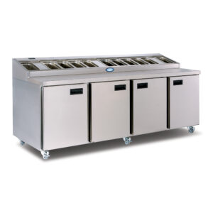 Foster FPS4HR Prep Station-Stainless Steel Exterior/Aluminum Interior-No Cover