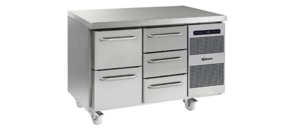 Gram Gastro K1407CSHA2D/3DC2 Counter Fridge-5 Drawers