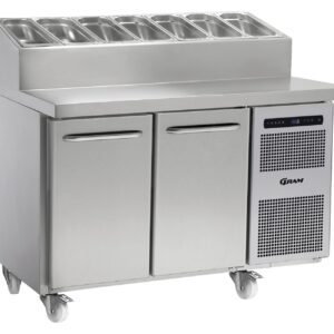 Gram Gastro K1407CSHPTDL/DRC2 Counter Fridge-2 Door Prep Top Counter