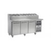 Gram Gastro K1807 3 Door Counter Fridge -3 Door Prep Top Counter