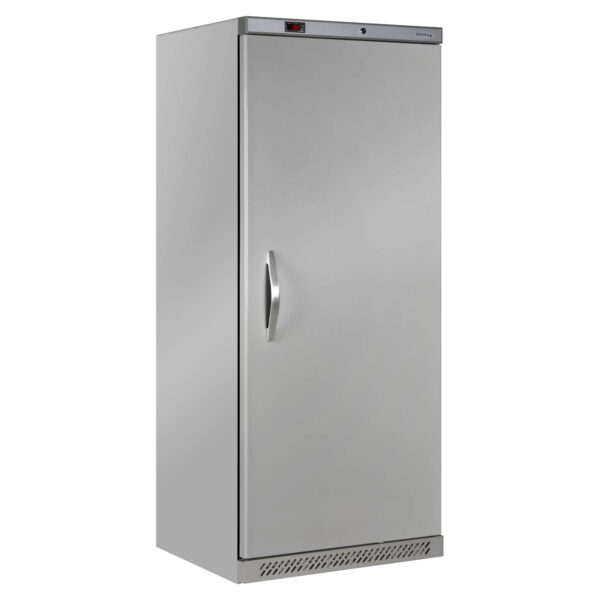 Tefcold UR600 Solid Door Refrigerator-Stainless Steel