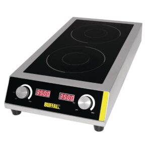 Buffalo Heavy Duty GF239 Electric Double Induction Hob-0