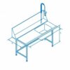Classeq Left Hand Entry Table complete with Sink, Prewash Spray & Mixer Taps