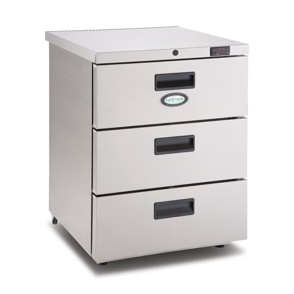Foster HR150 3 Drawer Undercounter Cabinet-R134a