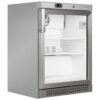 Tefcold UF200VG Glass Door Display Freezer-Stainless Steel-Glass Door-Assisted Cooling