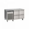 Foster EcoPro G2 EP1/2H Double Door Counter Fridge-Stainless Steel-4 Drawers-R290