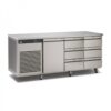 Foster EcoPro G2 EP1/3H 3 Door Counter Fridge-Stainless Steel-1 Door & 6 Drawers-R290