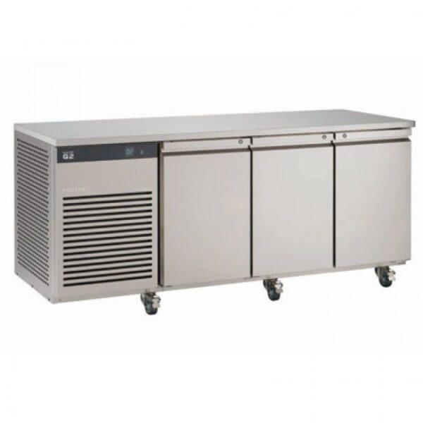 Foster EcoPro G2 EP1/3H 3 Door Counter Fridge-Stainless Steel Ext/Aluminum Int-3 Door-R290