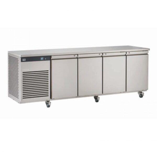 Foster EcoPro G2 EP1/4H 4 Door Counter Fridge-Stainless Steel Ext/Aluminum Int-4 Door-R290