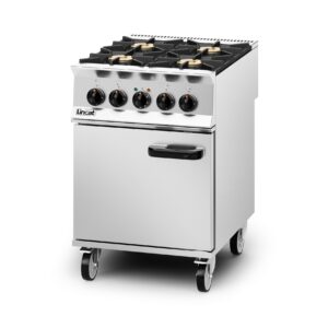 Lincat Opus 800 OD8006 Dual Fuel 4 Burner Range -Natural Gas