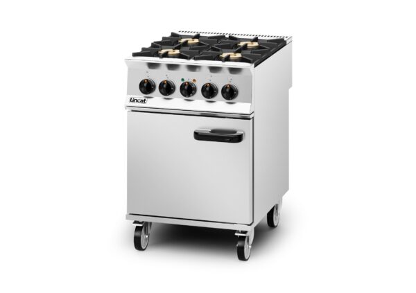 Lincat Opus 800 OD8006 Dual Fuel 4 Burner Range -Natural Gas