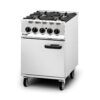 Lincat Opus 800 OG8001 4 Burner Gas Range -Natural Gas-Left Hand Hinged