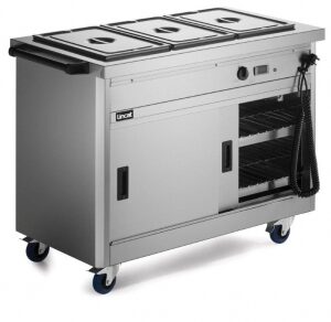 Lincat Panther P6B3 Hot Cupboard with Bain Marie Top