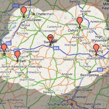 Carlton Services Area Locations