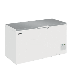 TEFCOLD LHF540SS Solid Lid Chest Freezer White With Stainless Lid