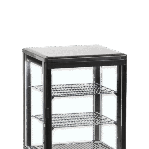 TEFCOLD UPD60 Refrigerated Glass Display Black finish, ABS