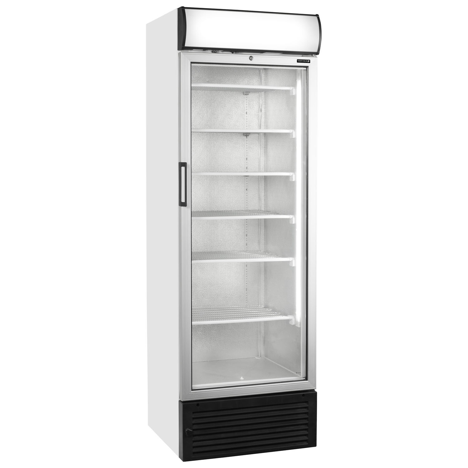 TEFCOLD UFG1450GCP Glass Door Display Freezer White
